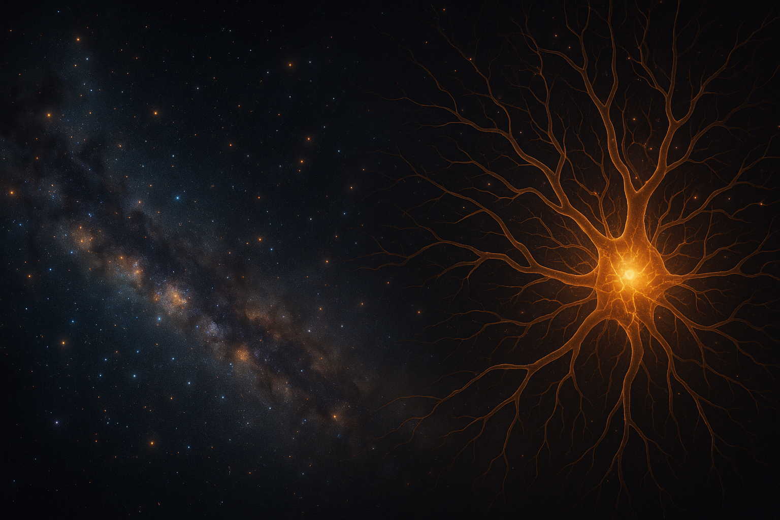 Neural universe connection artwork